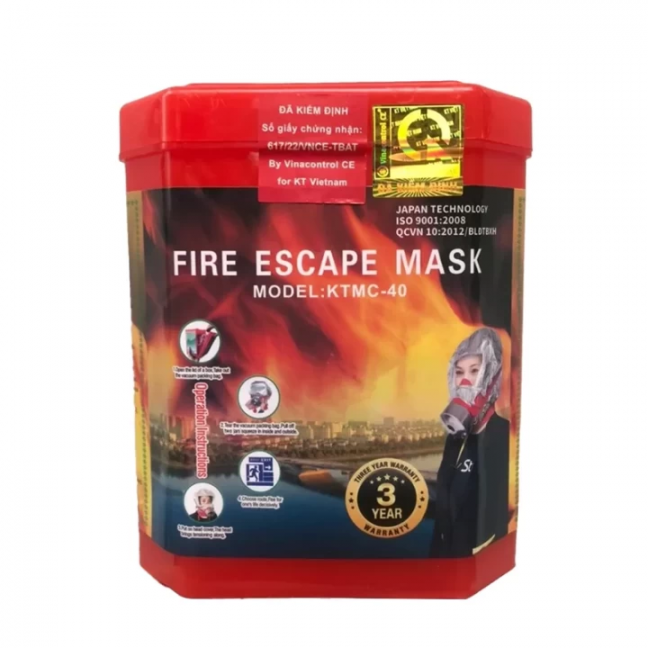 Mặt nạ chống khói thoát hiểm KTMC-40